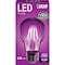 Feit Electric Feit A19 E26 (Medium) Filament LED Bulb Purple 30 Watt Equivalence 1 pk A19/TP/LED - alternate 1